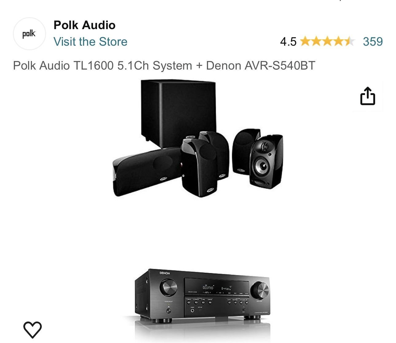 Polk Audio Home theater System