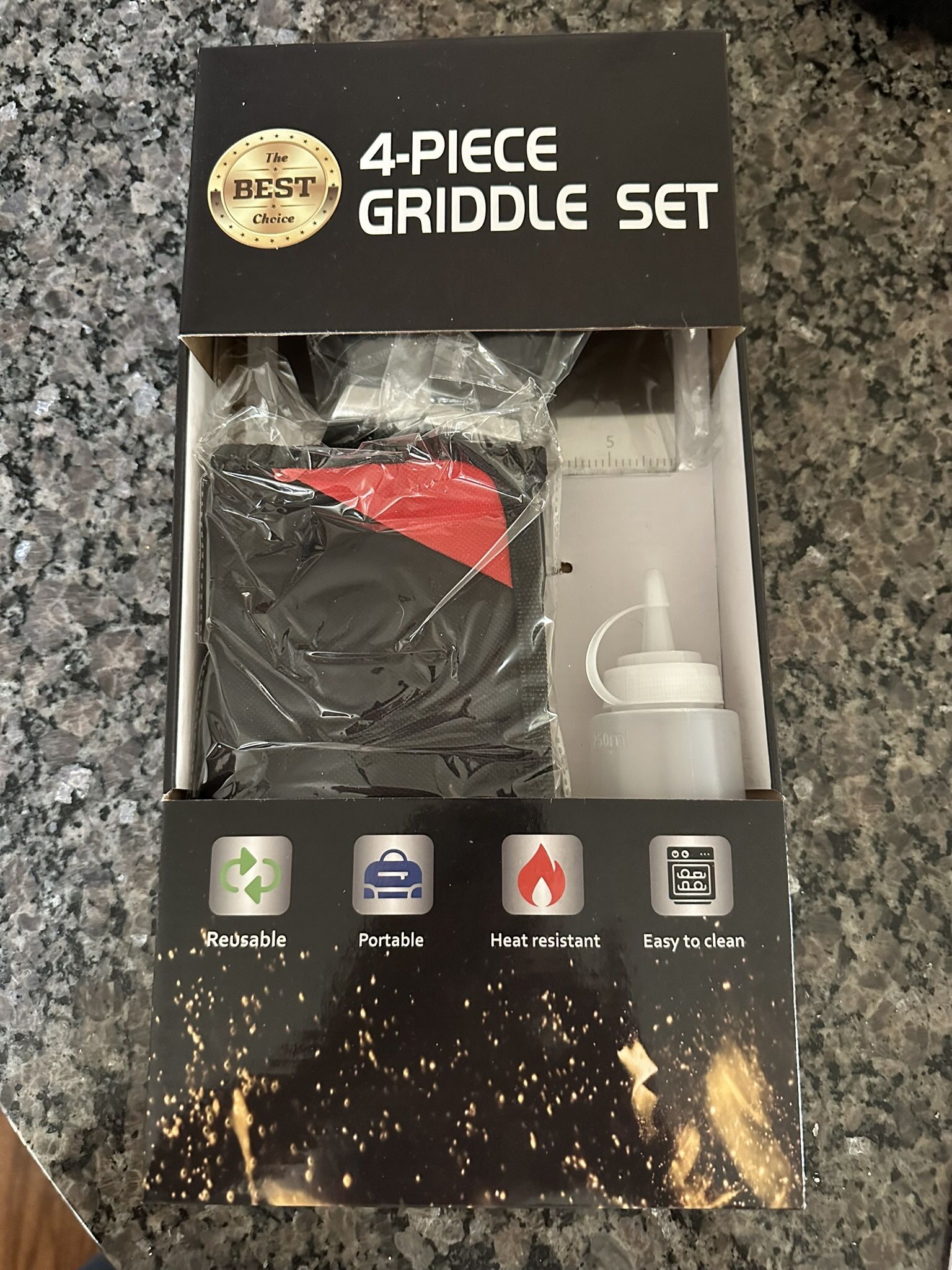 4 Pc Griddle Set