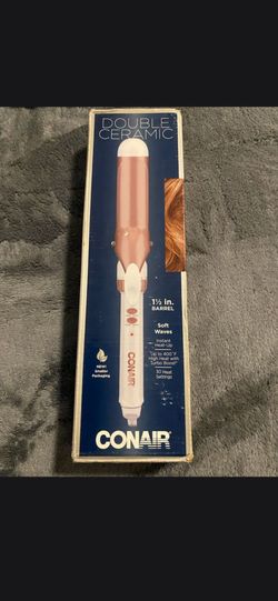 Double Ceramic 1 1/2" Curling Iron