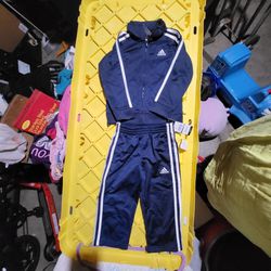 Addidas Blue Track Suit Toddler 3t
