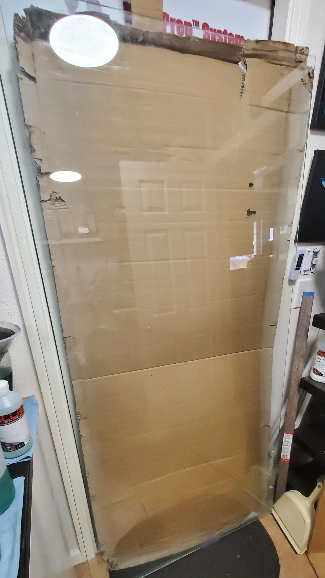 Glass shower Panel / Door 1/4" thick 135" W X 75"H for Sale in Mesa, AZ OfferUp