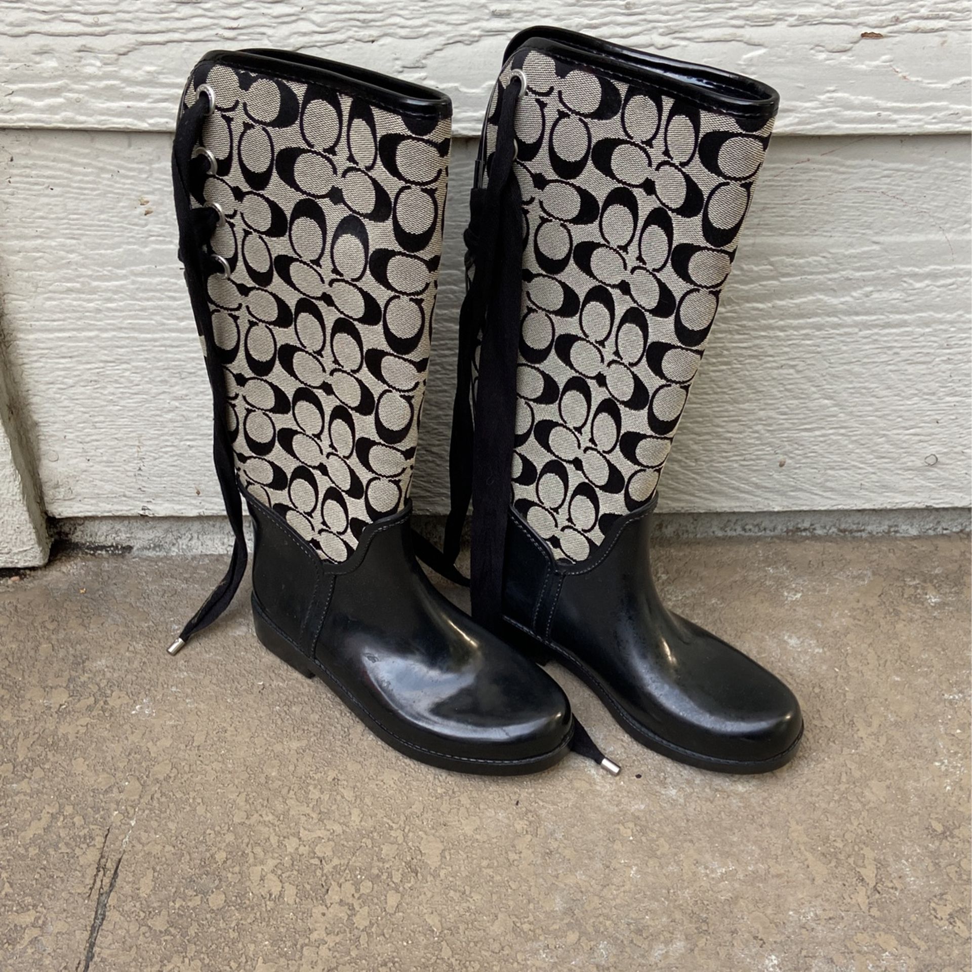 Coach Rain Boots /US  Size 5