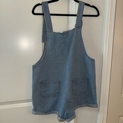 Denim overalls