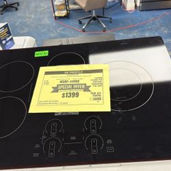 Ge Cooktop. With 1 Year Warranty
