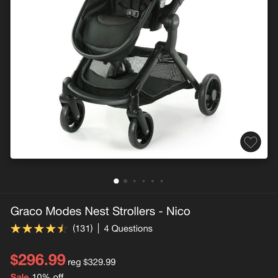 Graco Modes Nest Stroller - Nico