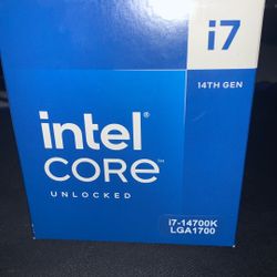 Intel i7 14700K 14th Gen