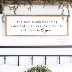 Etsy Sign - Natural Wood