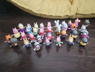 Peppa Pig Dolls, House, School, Car And Carriage With Sounds