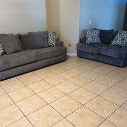Grey Sofa Set
