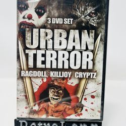 Urban Terror! includes; Ragdoll, Killjoy, Cryptz (DVD, 2013) 3 Discs NEW SEALED