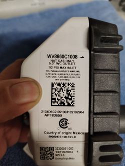 Gas control valve