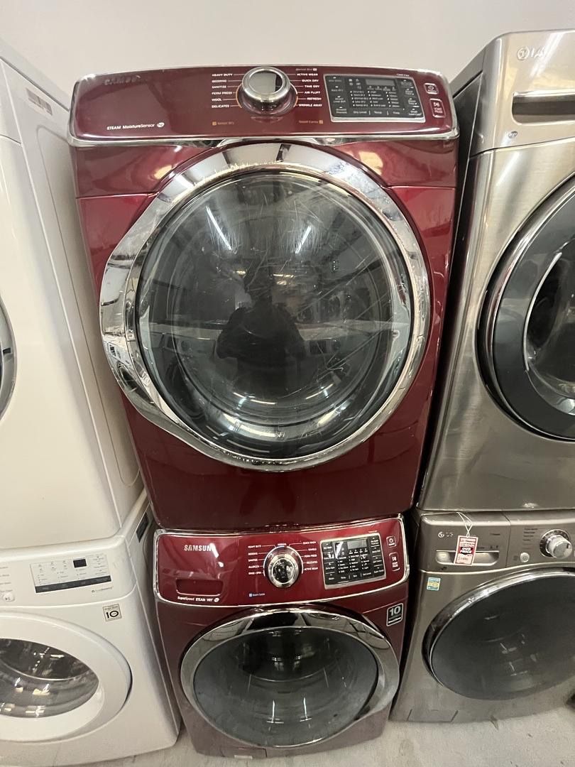 Merlot Samsung washer and dryer set