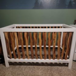 Milk Street Baby Crib Branch Collection