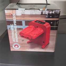 Electric Automatic Dumpling Maker Machine Red Brand New in Box