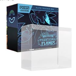 20x Pokemon etb clear display case protective PET material