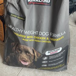 Kirklands Signature healthy weight dog formula 40 pound bag - unopened new 
