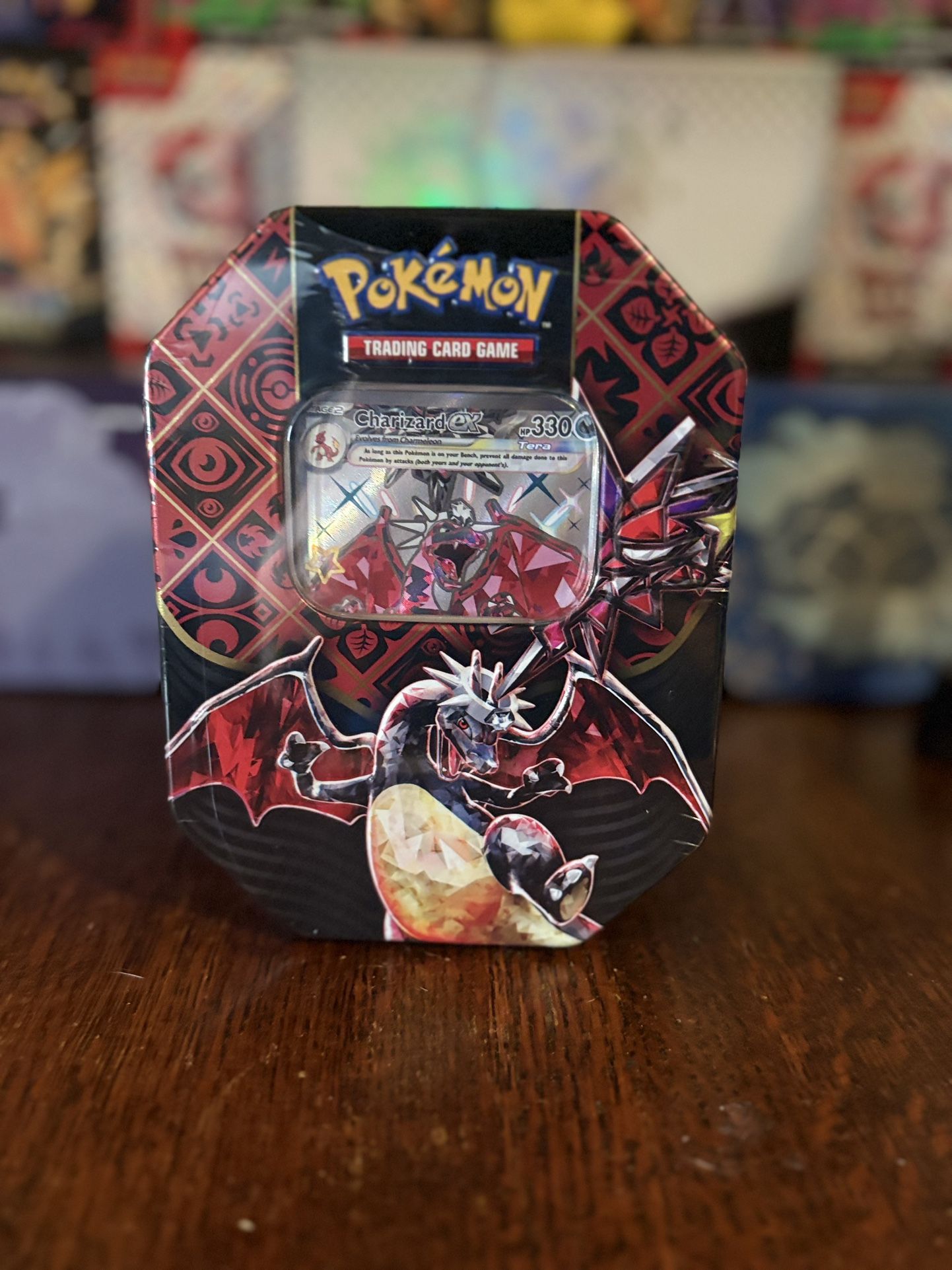 Paldean Fates Charizard Tin