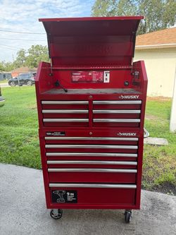 Husky 36 in. 12-Drawer Tool Chest and Cabinet Combo