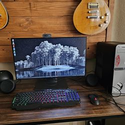 Dell XPS 8930 PC monitor 2.1 stereo speaker keyboard and mouse