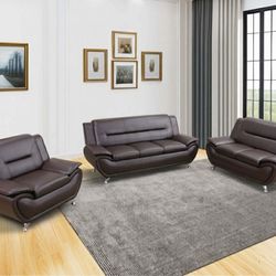 FREE DELIVERY💥Brand New 💥3PC Sofa, Loveseat, Chair Set 