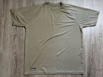 Under Armour UA Tactical Tech OCP Military T-Shirt (Tan, Coyote Brown / Medium)