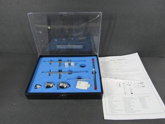 Academy Pro Air Model HS-86 Gravity Fed Dual Action Air Brush Unused
