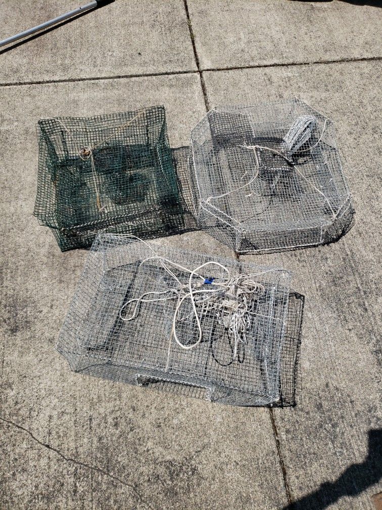 Three Crab Pots For One Price