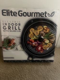 Elite Gourmet EMG-980B 14 Electric Indoor Grill, Black