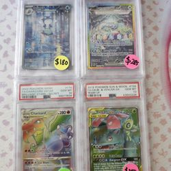 PSA 10 POLIWHIRL 151 TERAPAGOS CHARIZARD VSTAR CELEBI & VENUSAUR