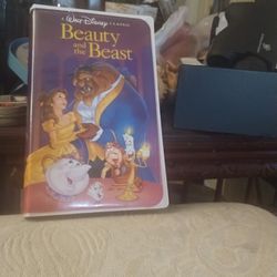 RARE VINTAGE VHS DISNEY BLACK DIAMOND OF THE CLASSIC " BEAUTY AND THE BEAST"