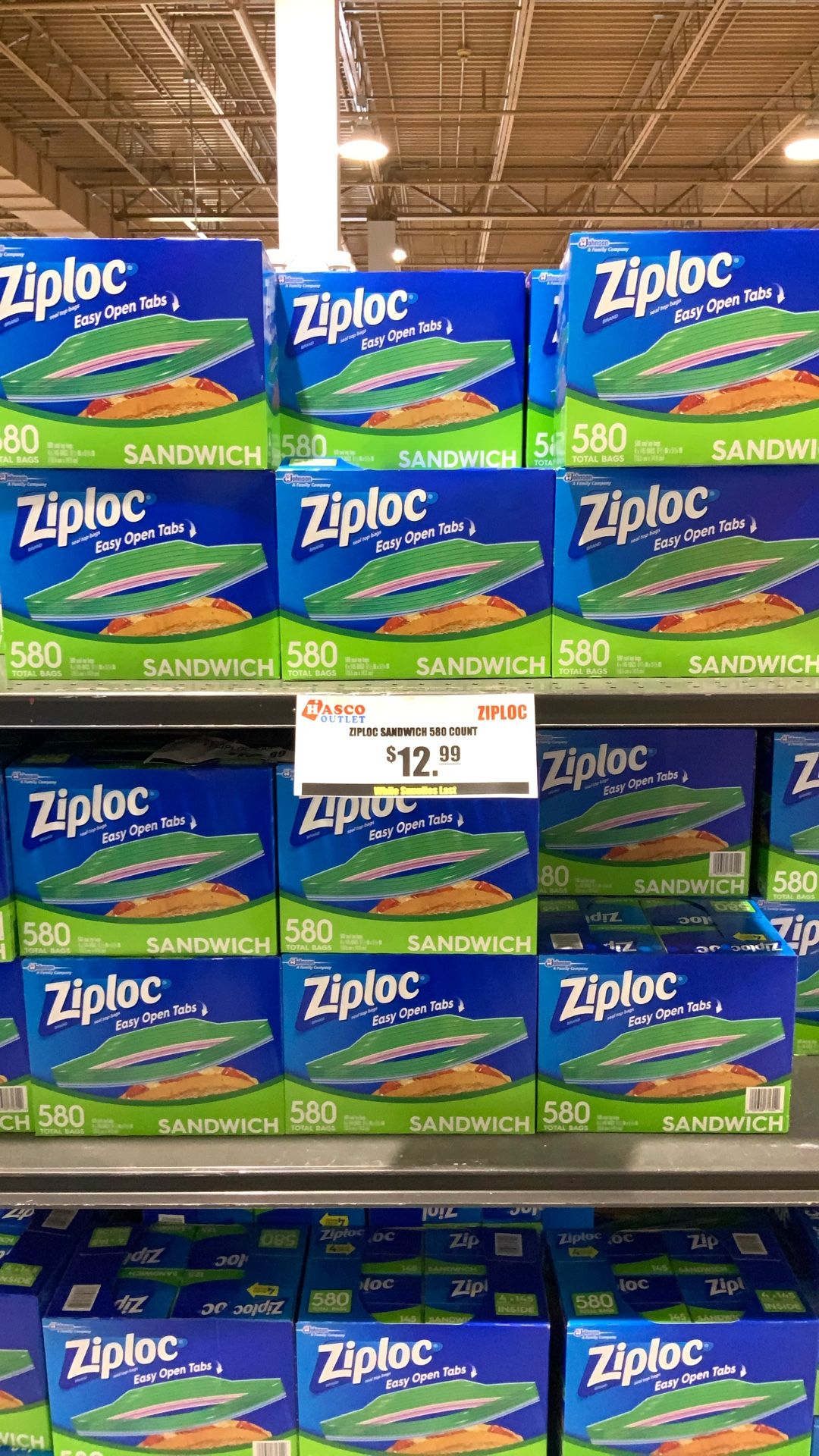 Ziploc Sandwich 580 Ct