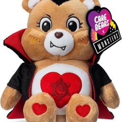 *IN HAND* - Tenderheart Bear as Dracula - Care Bears Universal Monsters 9" Plush
