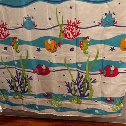 Mainstays Kids Ocean Theme Shower Courts in And Hooks