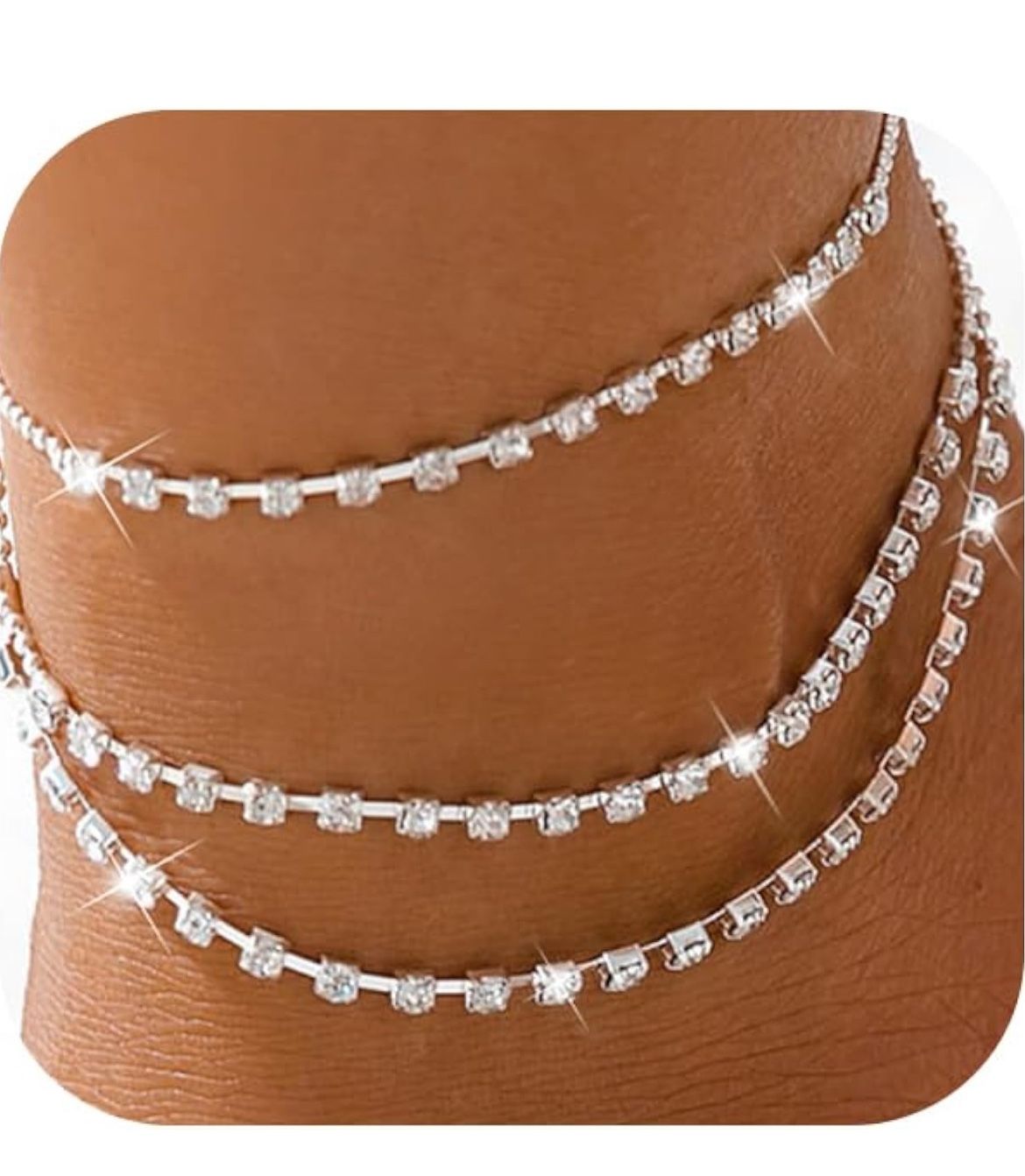 Silver Ankle Bracelet for Women