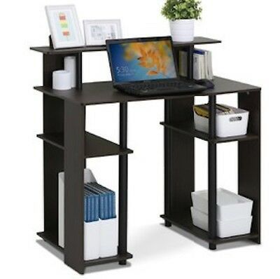 Computer Desk with Shelves