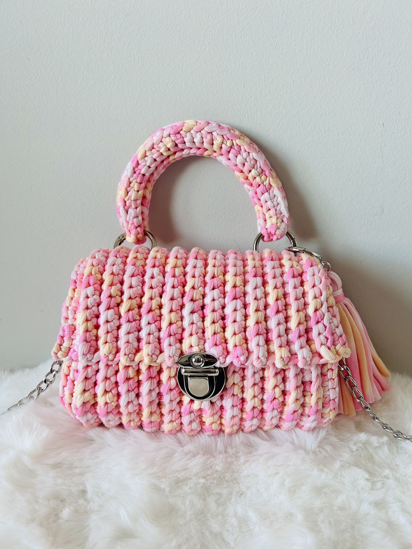 Peach Blossom Crossbody Bag