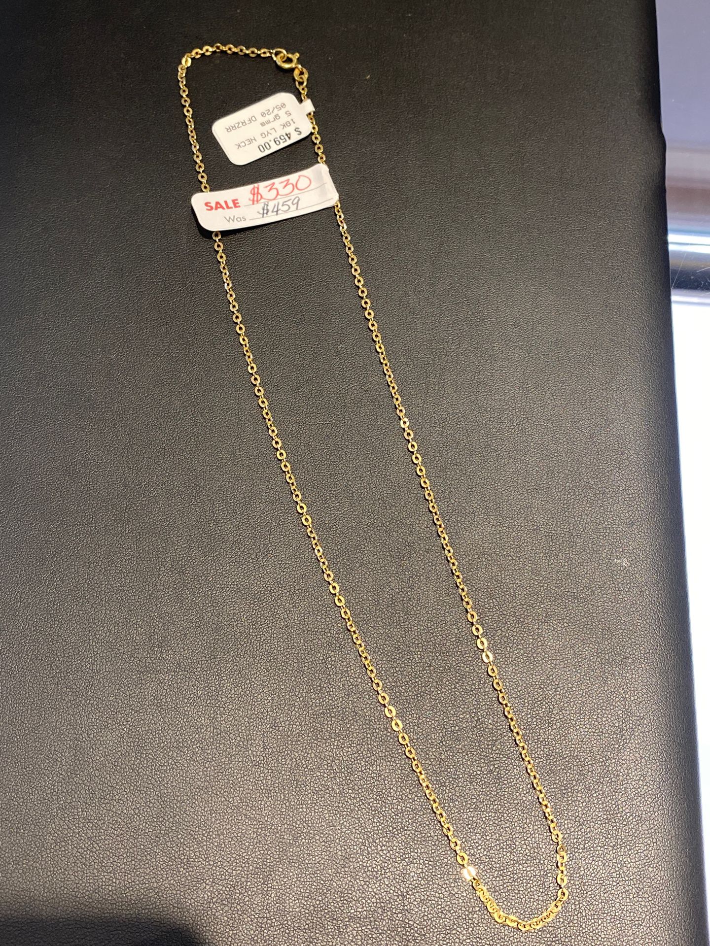 REDUCED - 18k chain