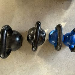 Kettlebells (15lbs, 20lbs, 40lbs, 50lbs)