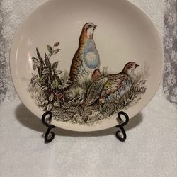Vintage Decorative Plate By Johnson Brothers Game Birds