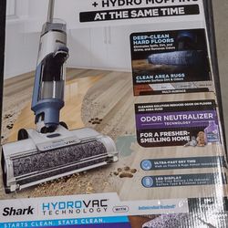 Brand New Shark Hydrolase Cordless Pro XL WD201