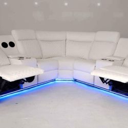 Brand New Recliner Sectional With Led Lights Take It Home With $49 Ask Us How 