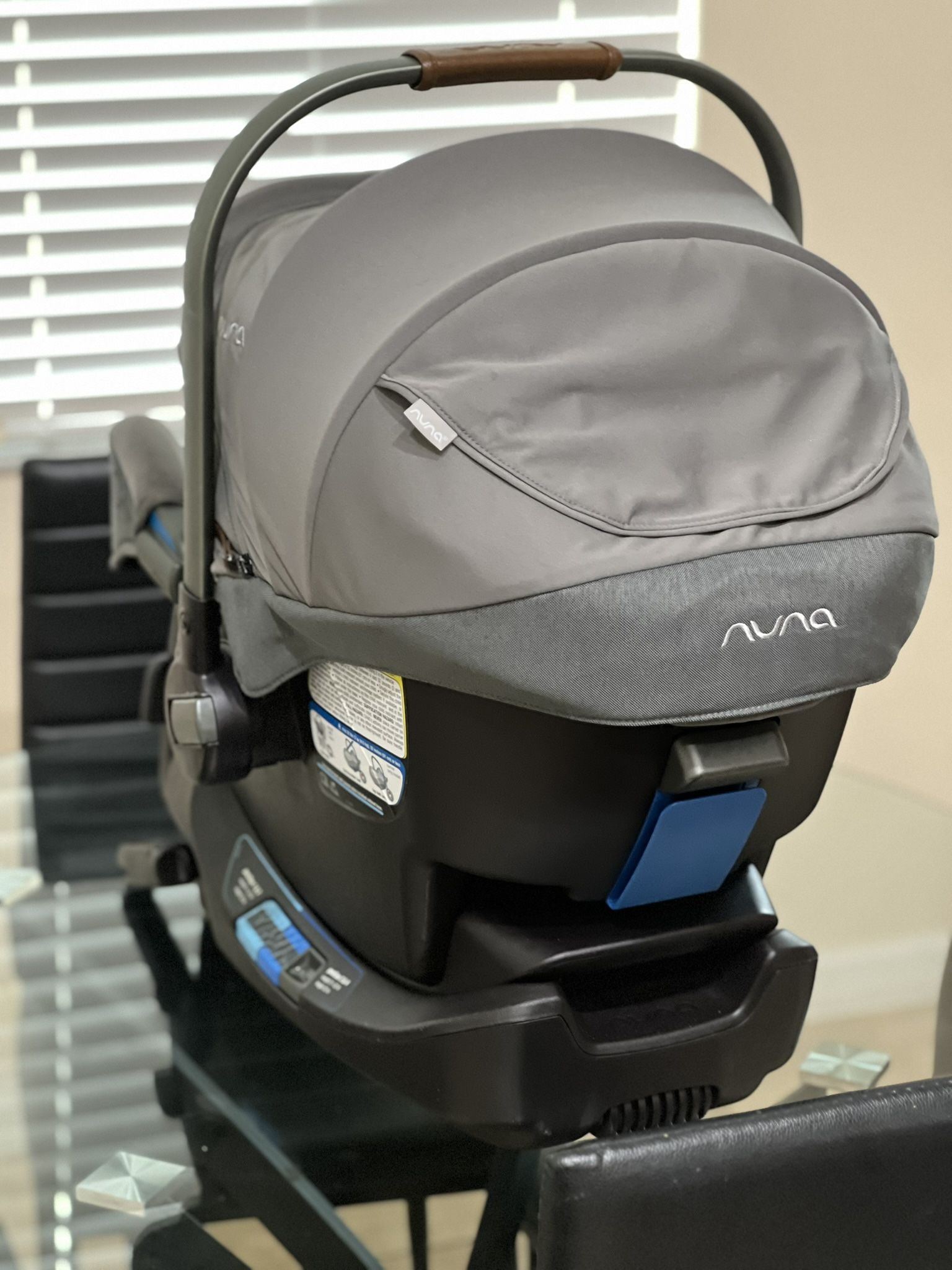 NUNA - PIPA RX INFANT CAR SEAT & RELX BASE, GRANITE