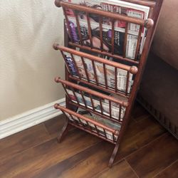 Wooded Magazine Rack 