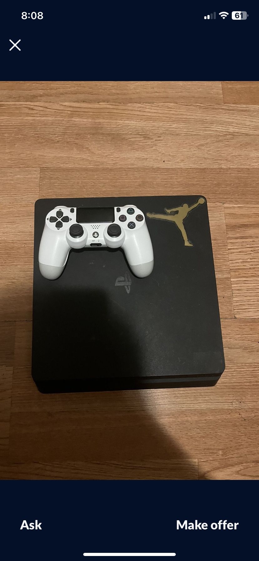 PS4 One Controller But It’s Black Not White