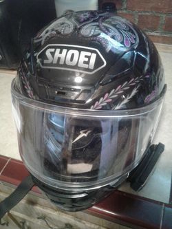 Custom SHOEI womens Large Helmet