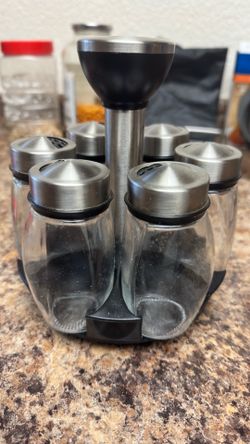 Luxuries 6-Piece Rotating Spice Rack