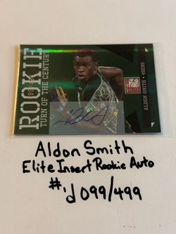Aldon Smith San Francisco 49ers All-Pro LB Elite Short Print Autograph Insert Rookie Card. #’d 099/499.