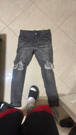 Purple jeans