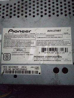 Pioneer double din