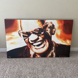 Ray Charles (giclee) Painting By Ocean Clark 9/250
